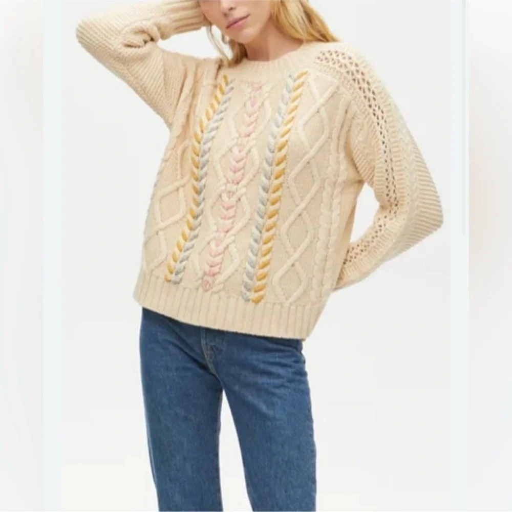 Michael Stars Cable-knit Sweater (S)